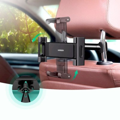 Автомобільний тримач UGREEN LP160 Car Headrest Mount Holder (60108) Black