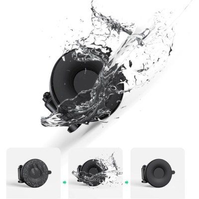 Автомобільний тримач UGREEN LP200 Gravity Phone Holder with Suction Cup (60990B) Black
