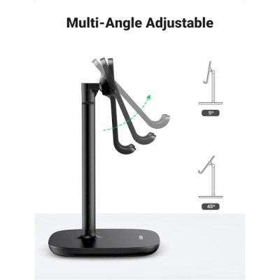 Автомобільний тримач UGREEN LP280 Adjustable Desk Phone Holder (80194) Black