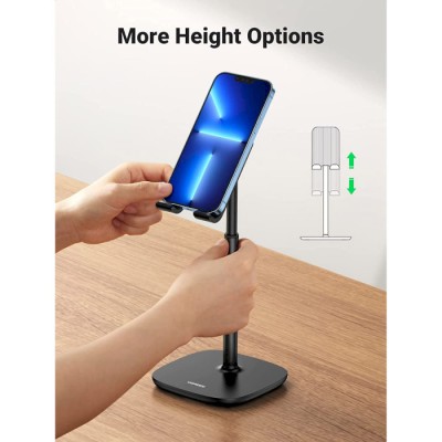 Автомобільний тримач UGREEN LP280 Adjustable Desk Phone Holder (80194) Black