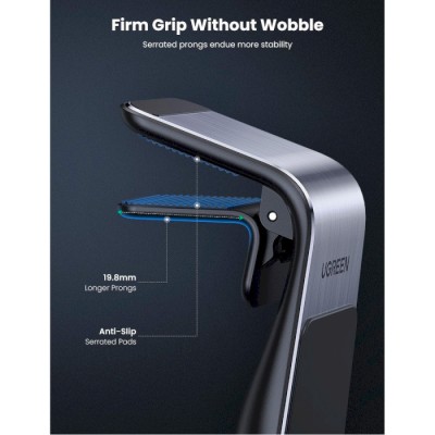 Автомобільний тримач UGREEN LP290 Waterfall-Shaped Magnetic Phone Holder (80712B) Black