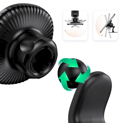 Автомобільний тримач UGREEN LP292 Magnetic Phone Holder for Car (80785) Black