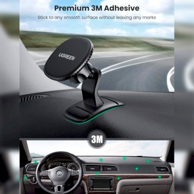 Автомобільний тримач UGREEN LP292 Magnetic Phone Holder for Car (80785) Black