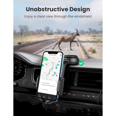 Автомобільний тримач UGREEN LP405 Waterfall-Shaped Suction Cup Phone Mount (20473)