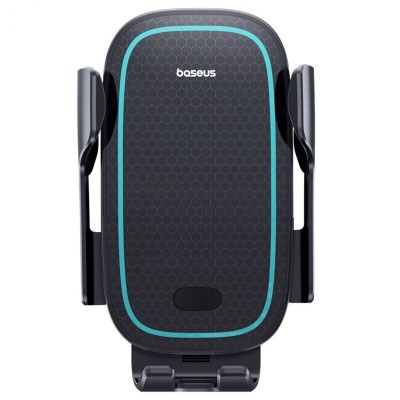 Автомобільний тримач З бездротовою зарядкою Baseus Milky Way Pro 15W (C40357000111-00) Black