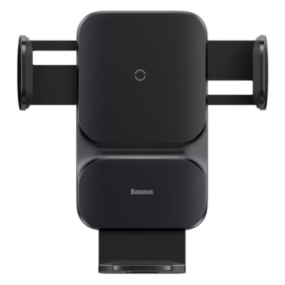 Автомобільний тримач З бездротовою зарядкою Baseus Wisdom Auto Alignment 15W (CGZX000001) Black