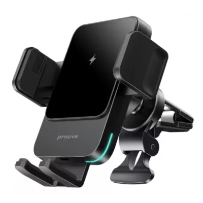 Автомобільний тримач З бездротовою зарядкою Proove Sonic 15W (WHSN15002001) Metal Gray