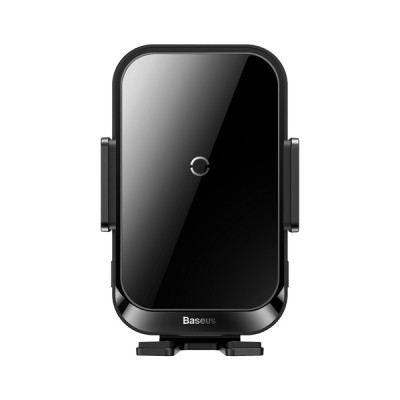Автомобільний тримач З бездротовою зарядкою Wireless Charger Baseus Halo Electric 15W (black) (SUDD000001)