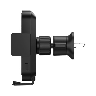 Автомобільний тримач З бездротовою зарядкою Wireless Charger Baseus Halo Electric 15W (black) (SUDD000001)