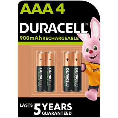 Акумулятор DURACELL HR03 (AAA) 900mAh уп. 4шт. Акумулятор DURACELL HR03 (AAA) 900mAh уп. 4шт.
