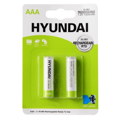Акумулятор HYUNDAI HR03 1000Mah 2pcs/card Акумулятор HYUNDAI HR03 1000Mah 2pcs/card