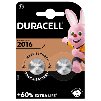 Батарейка DURACELL DL2016 DSN 2 шт. Батарейка DURACELL DL2016 DSN 2 шт.