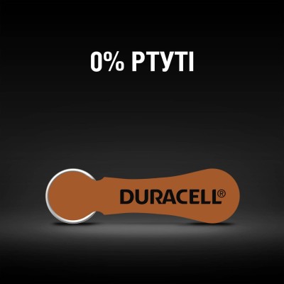 Батарейка DURACELL HA 312 уп. 6 шт.