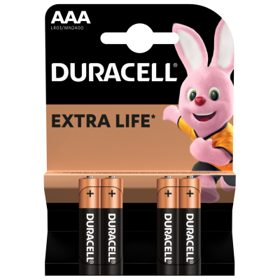 Батарейка DURACELL LR03 MN2400 1x4 шт. Батарейка DURACELL LR03 MN2400 1x4 шт.