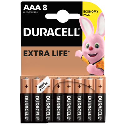 Батарейка DURACELL LR03 MN2400 1x8 шт. Батарейка DURACELL LR03 MN2400 1x8 шт.