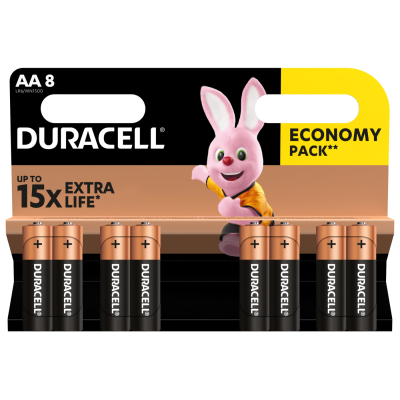 Батарейка DURACELL LR06 MN1500 1x8 шт. Батарейка DURACELL LR06 MN1500 1x8 шт.