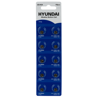 Батарейка HYUNDAI AG4 Blister 10 Батарейка HYUNDAI AG4 Blister 10