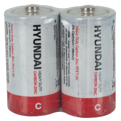 Батарейка HYUNDAI R14 C Shrink 2 Heavy Duty Батарейка HYUNDAI R14 C Shrink 2 Heavy Duty