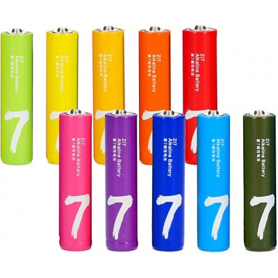 Батарейки Xiaomi Alkaline Battery ZI7 Rainbow LR03 (AAA) (10шт)
