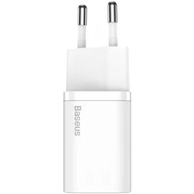 Зарядний Пристрій Baseus 1Type-C Super Si 30W (CCSUP-J02) White