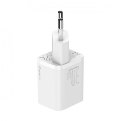 Зарядний Пристрій Baseus 1Type-C Super Si 30W (CCSUP-J02) White