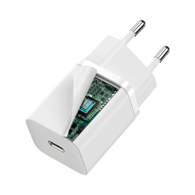 Зарядний Пристрій Baseus 1Type-C Super Si 30W (CCSUP-J02) White