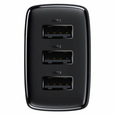 Зарядний Пристрій Baseus Compact 17W (3USB) (CCXJ020101) Black