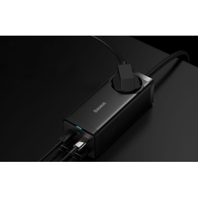 Зарядний Пристрій Baseus GaN3 Pro Desktop Powerstrip 100 (2xType-C + 2XUSB + AC(EU) (PSZM000401) Зарядний Пристрій Baseus GaN3 Pro Desktop Powerstrip 100 (2xType-C + 2XUSB + AC(EU) (PSZM000401)