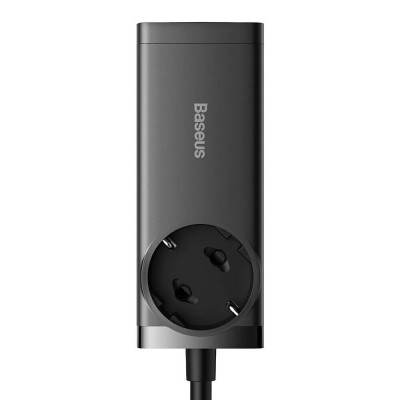 Зарядний Пристрій Baseus GaN3 Pro Desktop Powerstrip AC+2U+2C 65W EU Black(Include：Baseus Xiaobai series fast charging Cable Typ