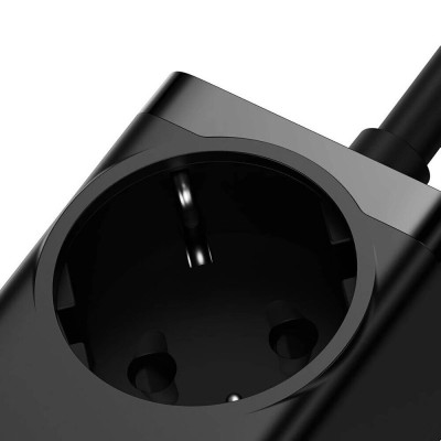 Зарядний Пристрій Baseus GaN3 Pro Desktop Powerstrip AC+2U+2C 65W EU Black(Include：Baseus Xiaobai series fast charging Cable Typ