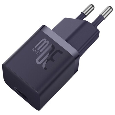 Зарядний Пристрій Baseus GaN5 Fast Charger 1C 30W CCGN070705 Purple