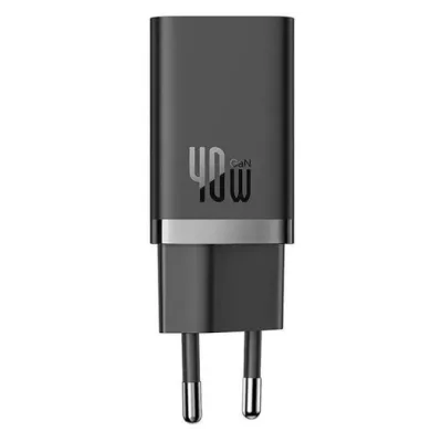 Зарядний Пристрій Baseus GaN5 Pro 40W C+C 40W (CCGP180101) Black