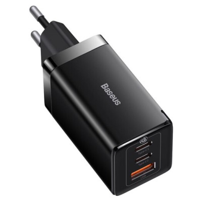 Зарядний Пристрій Baseus GaN5 Pro 65W 2C+U (CCGP120201) Чорний Зарядний Пристрій Baseus GaN5 Pro 65W 2C+U (CCGP120201) Чорний