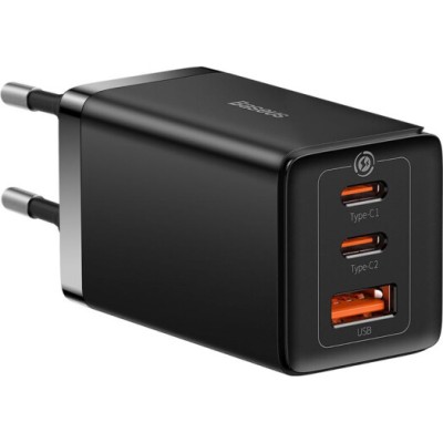 Зарядний Пристрій Baseus GaN5 Pro 65W 2C+U (CCGP120201) Чорний Зарядний Пристрій Baseus GaN5 Pro 65W 2C+U (CCGP120201) Чорний