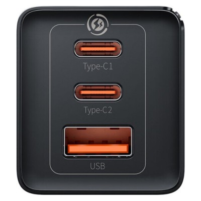Зарядний Пристрій Baseus GaN5 Pro 65W 2C+U (CCGP120201) Чорний Зарядний Пристрій Baseus GaN5 Pro 65W 2C+U (CCGP120201) Чорний