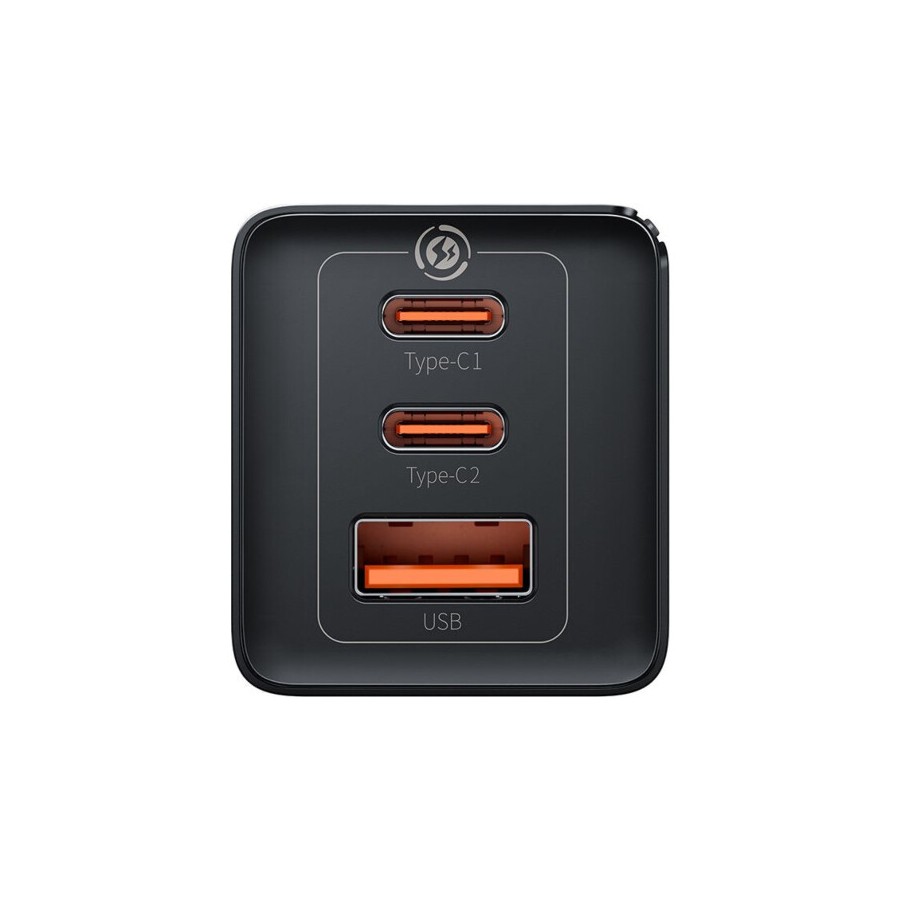 Зарядний Пристрій Baseus GaN5 Pro 65W 2C+U (CCGP120201) Чорний Зарядний Пристрій Baseus GaN5 Pro 65W 2C+U (CCGP120201) Чорний