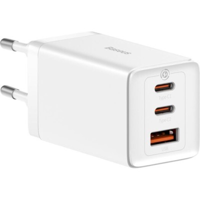Зарядний Пристрій Baseus GaN5 Pro 65W 2C+U (CCGP120202 ) Бiлий