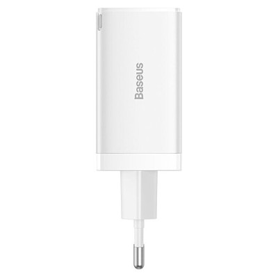 Зарядний Пристрій Baseus GaN5 Pro 65W 2C+U (CCGP120202 ) Бiлий