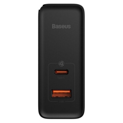 Зарядний Пристрій Baseus GaN5 Pro Fast Charger C+U 100W (Cable Type-C to Type-C 100W(20V/5A) 1m) CCGP090201 Black