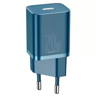 Зарядний Пристрій Baseus Super Si PD Charger 20W (1Type-C) (CCSUP-B03) Blue