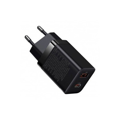 Зарядний Пристрій Baseus Super Si Pro Quick Charger Type-C+USB 30W CCSUPP-E01 Black