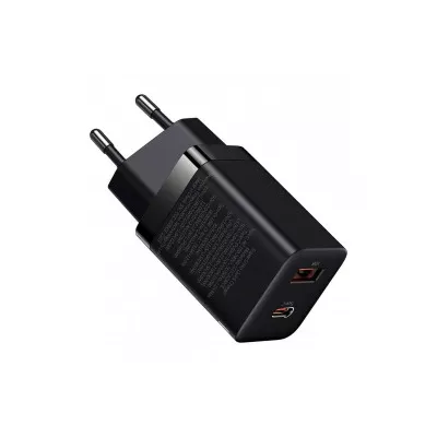 Зарядний Пристрій Baseus Super Si Pro Quick Charger Type-C+USB 30W CCSUPP-E01 Black