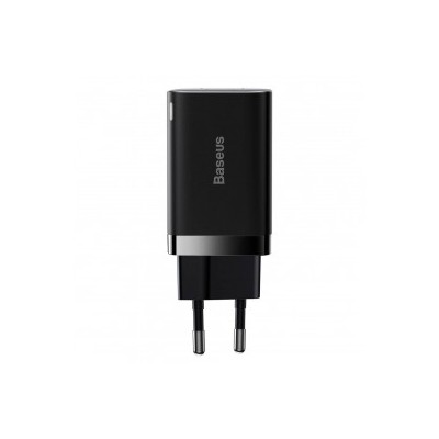 Зарядний Пристрій Baseus Super Si Pro Quick Charger Type-C+USB 30W CCSUPP-E01 Black