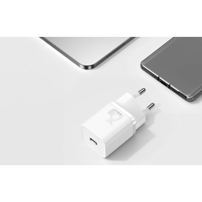 Зарядний Пристрій Baseus Super Si Quick Charger 1C 25W (CCSP020102) White Зарядний Пристрій Baseus Super Si Quick Charger 1C 25W (CCSP020102) White