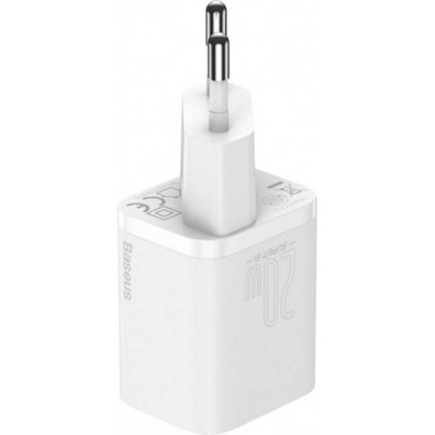 Зарядний Пристрій Baseus Super Silicone PD Charger 20W (1Type-C) (CCSUP-B02) White Зарядний Пристрій Baseus Super Silicone PD Charger 20W (1Type-C) (CCSUP-B02) White