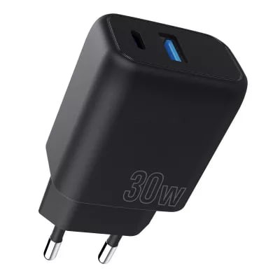 Зарядний Пристрій Proove Silicone Power Plus 30W (Type-C + USB) (WCSP3011001) Black