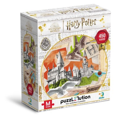 Пазл Hard-M Harry Potter. Школа Гоґвортс та поле для Квідичу, 450