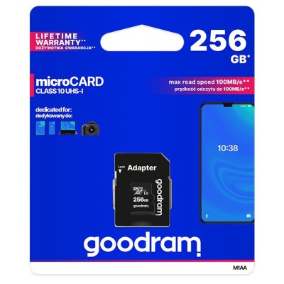 Картка пам'ятi GOODRAM M1AA 256GB (M1AA-2560R12) Картка пам'ятi GOODRAM M1AA 256GB (M1AA-2560R12)