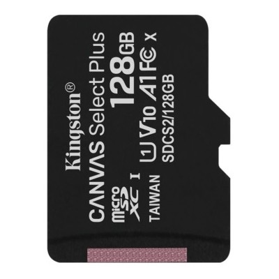 Картка пам'ятi KINGSTON microSDXC 128Gb Canvas Select+ A1 (R100/W85) +ad