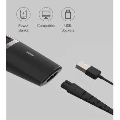 Машинка Для стрижки Xiaomi Enchen Sharp 3S (EC-2002) Black